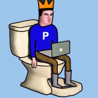 A photorealistic picture of Pete on his internet throne or the toilet (1).jpg